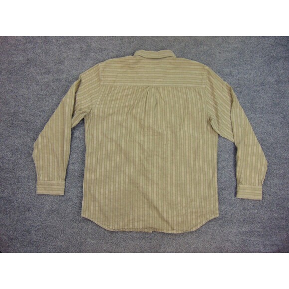 Territory Ahead Shirt Mens Large Gray Green Stripe Floral Button Down Collar - Picture 3 of 8